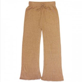 nowos ニットパンツ キャメル 新品未使用タグ付き-