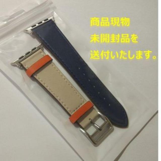 Apple watch 革 バンド 3 38mm 40mm メンズの時計(レザーベルト)の商品写真