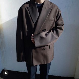 サンシー(SUNSEA)のstein OVERSIZED DOUBLE BREASTED JACKET(テーラードジャケット)