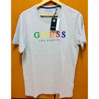 ゲス(GUESS)のTシャツ GUESS ゲス メンズ 半袖 グレー 新品(Tシャツ/カットソー(半袖/袖なし))