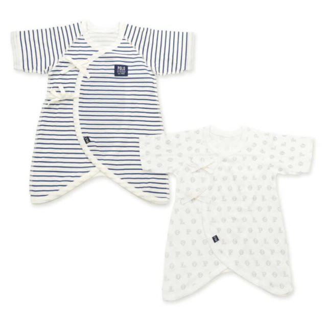 POLO RALPH LAUREN(ポロラルフローレン)のコンビ肌着　4枚set キッズ/ベビー/マタニティのベビー服(~85cm)(肌着/下着)の商品写真