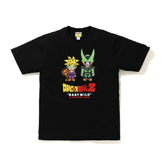 A BATHING APE(アベイシングエイプ)のBABY MILO SON GOHAN & CELL TEE - BLACK メンズのトップス(Tシャツ/カットソー(半袖/袖なし))の商品写真