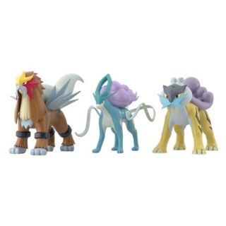 ポケモン(ポケモン)の【新品】ポケモンスケールワールド ジョウト地方 ライコウ＆エンテイ＆スイクン(キャラクターグッズ)