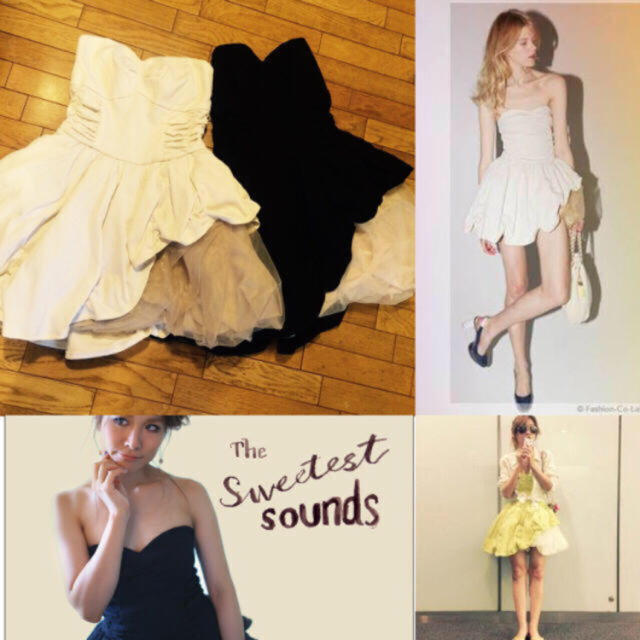 Lily Brown(リリーブラウン)の取り置き中　リリーブラウンのベアドレス♡ レディースのフォーマル/ドレス(ミニドレス)の商品写真
