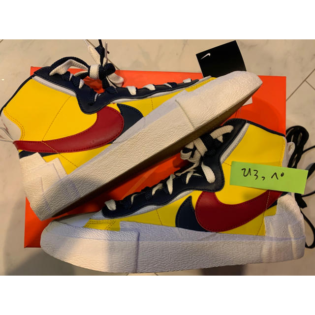 Nike blazer Sacai 26.5cm 新品未使用靴/シューズ