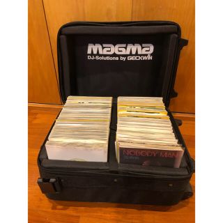 新品MAGMA 大容量 7インチ レコードバッグトロリー(その他)