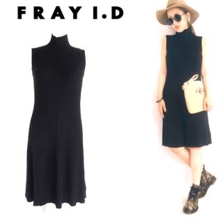 フレイアイディー(FRAY I.D)のFRAY.I.D. シルク ワンピ(ひざ丈ワンピース)