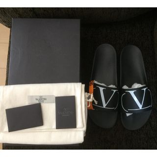 ヴァレンティノ(VALENTINO)の新品未使用 VALENTINO ヴァレンティノ Vロゴ VLTN サンダル 44(サンダル)