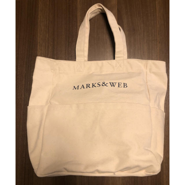 MARKS&WEB(マークスアンドウェブ)のm.m.m様専用　未使用　MARKS&WEB コットンキャンバストートバッグ  レディースのバッグ(トートバッグ)の商品写真