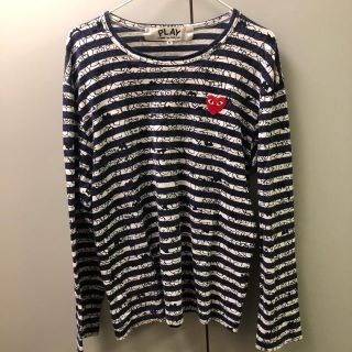 コムデギャルソン(COMME des GARCONS)のPLAY COMME des GARCONS×シンプソンズ ボーダー　ロンT(Tシャツ/カットソー(七分/長袖))