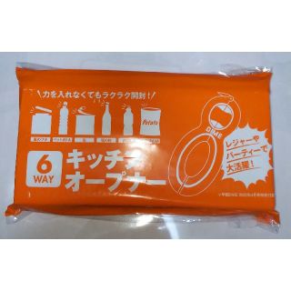 ショウガクカン(小学館)の【付録】６WAY キッチン オープナー(収納/キッチン雑貨)