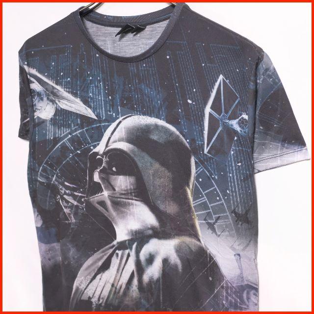 Disney(ディズニー)のDisney STAR WARS スターウォーズ映画シネマTシャツM【#228】 メンズのトップス(Tシャツ/カットソー(半袖/袖なし))の商品写真