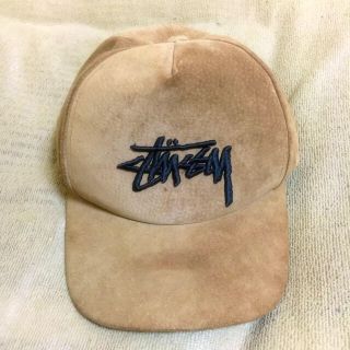 ステューシー　stussy  スウェード　キャップ