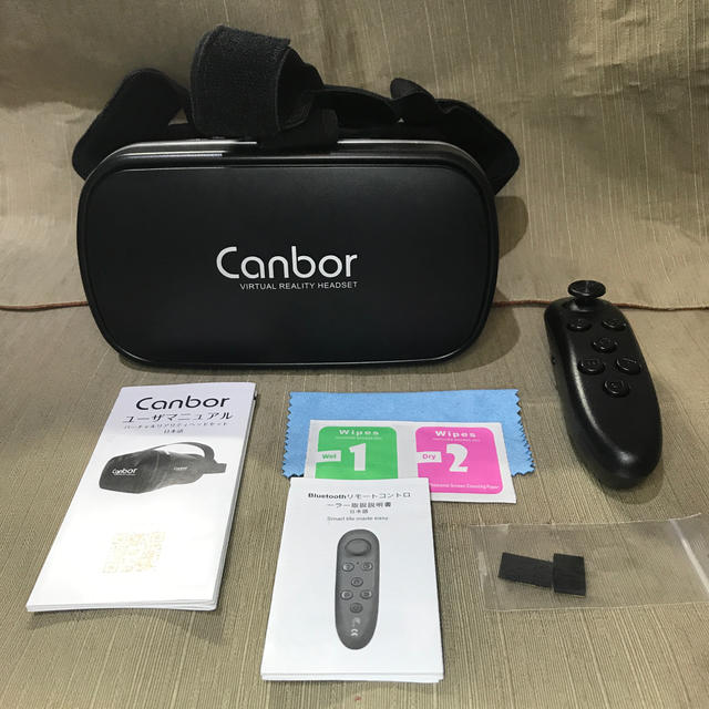 Canbor VRゴーグル リモコン付 スマホ/家電/カメラのテレビ/映像機器(その他)の商品写真