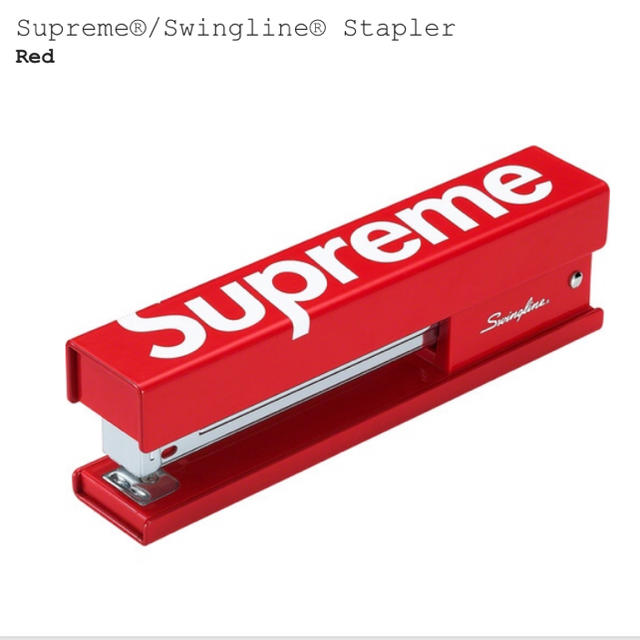 Supreme Swingline Stapler Red ホッチキス レッド