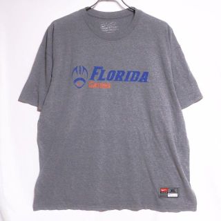 ナイキ(NIKE)の【USA古着】NIKE カレッジ Tシャツ 灰色 XL グレー【#160】(シャツ)