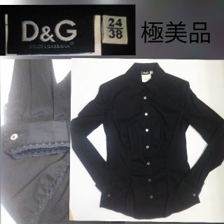 ドルチェアンドガッバーナ(DOLCE&GABBANA)の極美品🌟DOLCE&GABBANA🌟上品フリルブラウス(シャツ/ブラウス(長袖/七分))