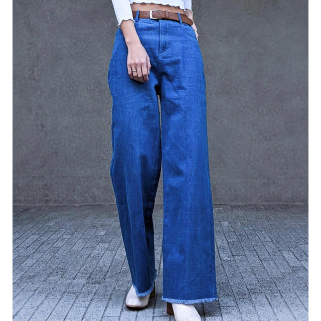 ALEXIA STAM(アリシアスタン)のHigh waist long flare slender pants  レディースのパンツ(デニム/ジーンズ)の商品写真