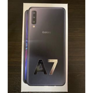 サムスン(SAMSUNG)のGALAXY A7 ブラック(スマートフォン本体)