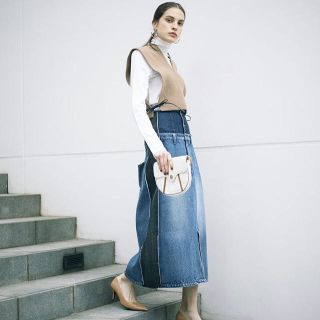 アメリヴィンテージ(Ameri VINTAGE)の【m様専用】  REMAKE LIKE DENIM SKIRT スカート(ロングスカート)