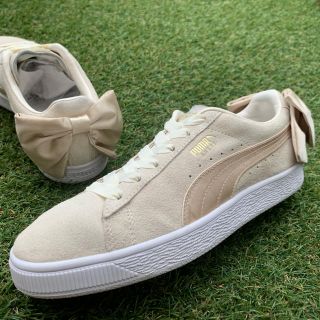 プーマ(PUMA)の美品25 PUMA SUEDE BOW スエード ボウ D917(スニーカー)