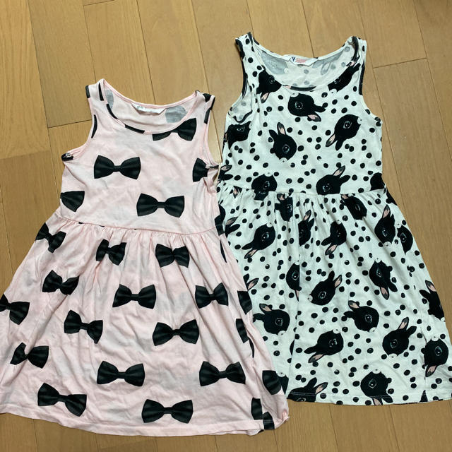 H&M(エイチアンドエム)のまきょ様専用。 キッズ/ベビー/マタニティのキッズ服女の子用(90cm~)(ワンピース)の商品写真