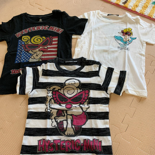 HYSTERIC MINI(ヒステリックミニ)のヒスミニ　TシャツSET 90cm キッズ/ベビー/マタニティのキッズ服男の子用(90cm~)(Tシャツ/カットソー)の商品写真