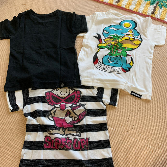 HYSTERIC MINI(ヒステリックミニ)のヒスミニ　TシャツSET 90cm キッズ/ベビー/マタニティのキッズ服男の子用(90cm~)(Tシャツ/カットソー)の商品写真