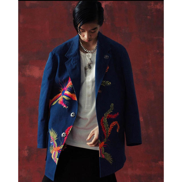 海外ブランド Yohji Yamamoto 花と少年レプリカ 鳳凰ジャケット ヨウジ