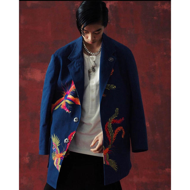 Yohji Yamamoto - ヨウジヤマモト 花と少年レプリカ 鳳凰ジャケットの