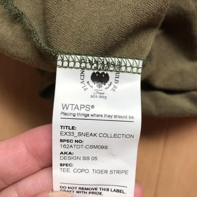 W)taps(ダブルタップス)のWTAPS DESIGN SS 05 Sサイズ メンズのトップス(Tシャツ/カットソー(半袖/袖なし))の商品写真