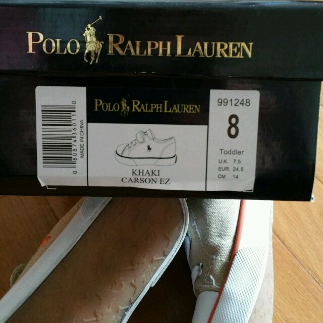 Ralph Lauren(ラルフローレン)のラルフローレン　スニーカー　14㎝ キッズ/ベビー/マタニティのベビー靴/シューズ(~14cm)(スニーカー)の商品写真