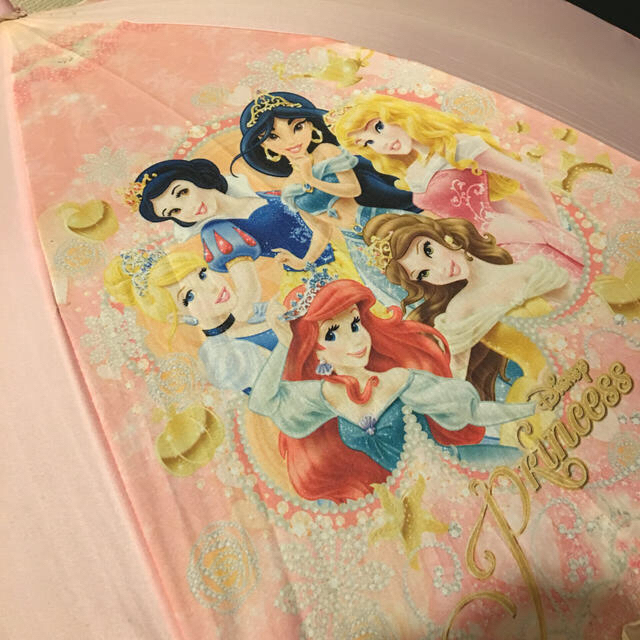 Disney(ディズニー)のディズニー プリンセス ジャンプ傘 50cm used キッズ/ベビー/マタニティのこども用ファッション小物(傘)の商品写真