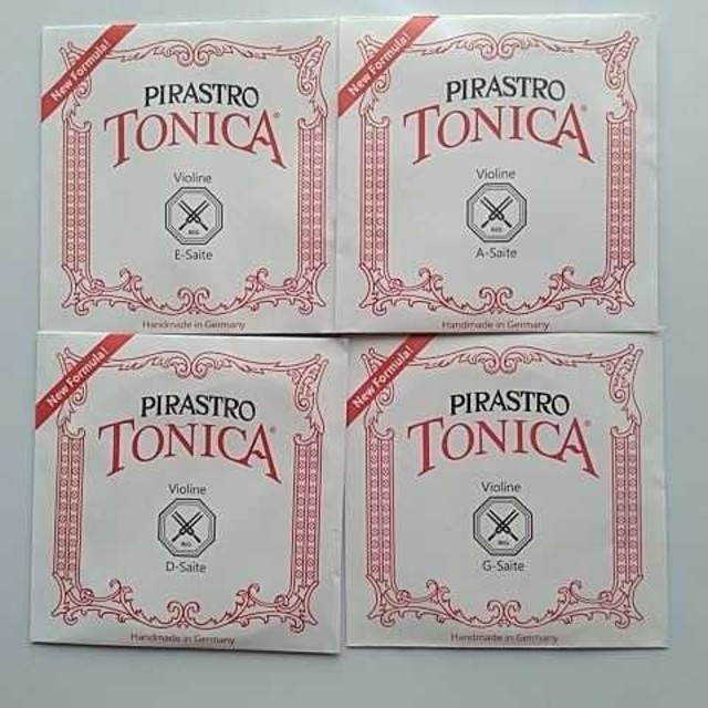 PIRASTRO TONICA バイオリン弦4/4 楽器の弦楽器(ヴァイオリン)の商品写真