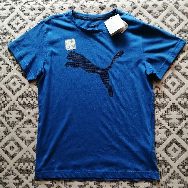 PUMA(プーマ)のPUMA　Ｔシャツ　青　160センチ キッズ/ベビー/マタニティのキッズ服男の子用(90cm~)(Tシャツ/カットソー)の商品写真