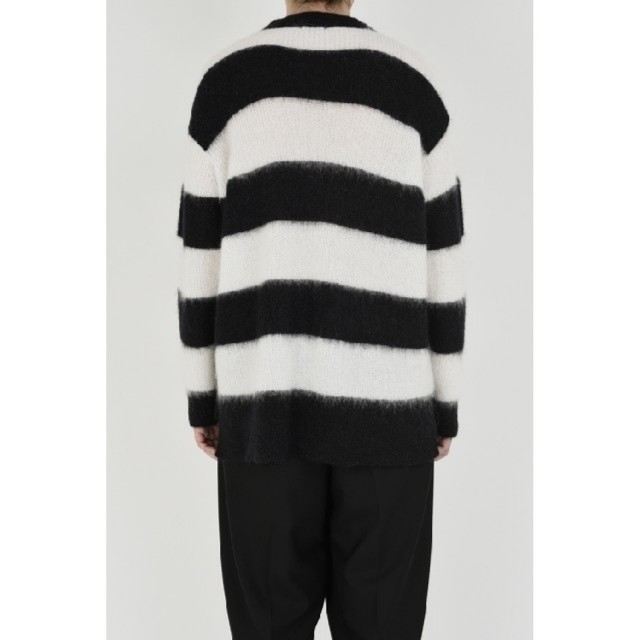 LAD MUSICIAN(ラッドミュージシャン)のLAD MUSICIAN MOHAIR SWITCH BORDER KNIT  メンズのトップス(ニット/セーター)の商品写真