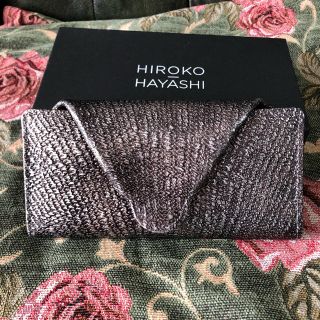 ヒロコハヤシ(HIROKO HAYASHI)のヒロコハヤシ  DAMASCO ダマスコ　長財布ミニ　シルバー(財布)