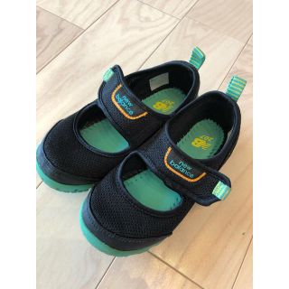 ニューバランス(New Balance)の美品★ ニューバランス サンダル 17cm ブラック アクアシューズ スニーカー(サンダル)