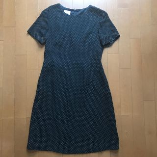 ローラアシュレイ(LAURA ASHLEY)のローラアシュレイ　ワンピース　シルク　美品　11号(ひざ丈ワンピース)