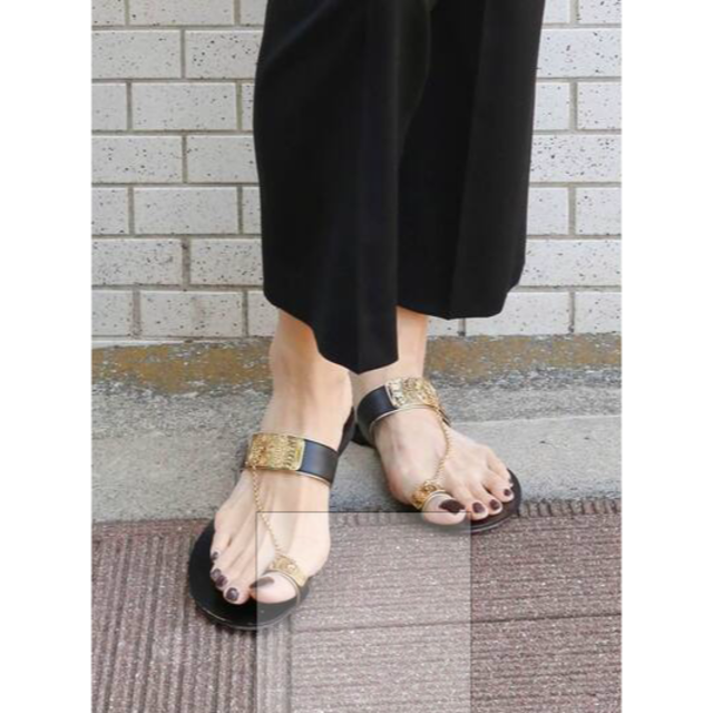 DEUXIEME CLASSE(ドゥーズィエムクラス)の73tan様専用☆ドゥーズィエムクラス☆CASADEI CHAIN SANDAL レディースの靴/シューズ(サンダル)の商品写真