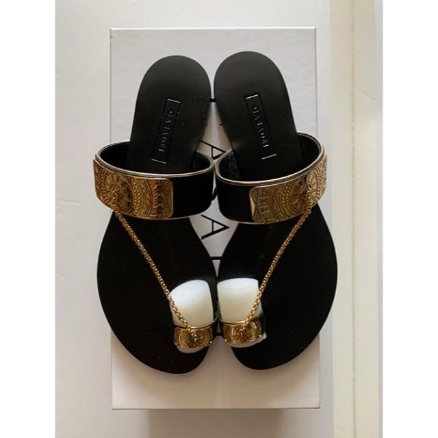 DEUXIEME CLASSE(ドゥーズィエムクラス)の73tan様専用☆ドゥーズィエムクラス☆CASADEI CHAIN SANDAL レディースの靴/シューズ(サンダル)の商品写真