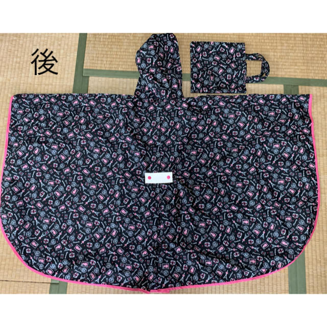 AEON(イオン)の女児用レインポンチョ 140 キッズ/ベビー/マタニティのキッズ服女の子用(90cm~)(その他)の商品写真