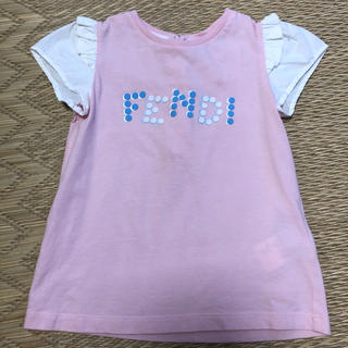 フェンディ(FENDI)のピンクTシャツ(Tシャツ/カットソー)