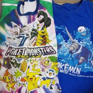 ポケモン半袖T&長袖T 　サイズ120　おまけ有り(Tシャツ/カットソー)