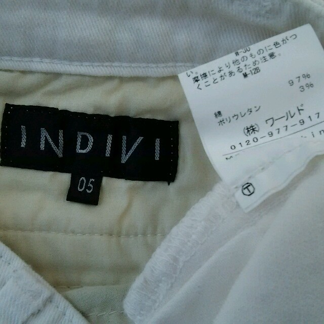 INDIVI(インディヴィ)のINDIVIホワイトデニム♡ レディースのパンツ(デニム/ジーンズ)の商品写真