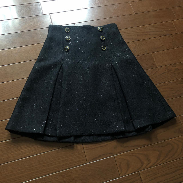 Lily Brown(リリーブラウン)のリリーブラウンラメ入りスカート レディースのスカート(ミニスカート)の商品写真