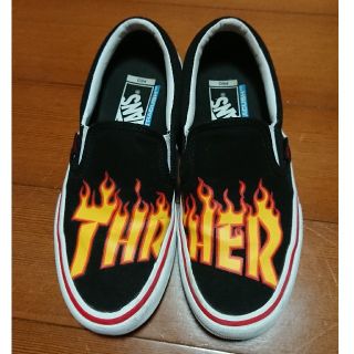 ヴァンズ(VANS)のVANS スリッポン THRASHER コラボ(スニーカー)