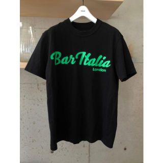 サカイ(sacai)の19AW sacai Bar Italia Tシャツ黒1美品(Tシャツ(半袖/袖なし))