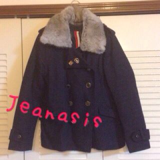 ジーナシス(JEANASIS)のJEANASIS♡ファー付きコート(ピーコート)