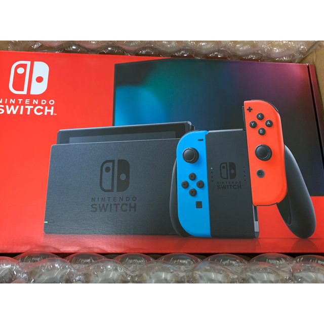 ゲームソフト/ゲーム機本体Switch 任天堂スイッチ 新型本体　ネオンブルー　ニンテンドウ